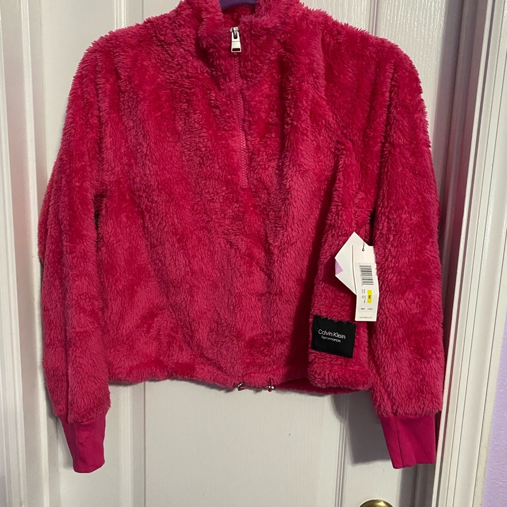Calvin Klein Pink Fleece Jacket